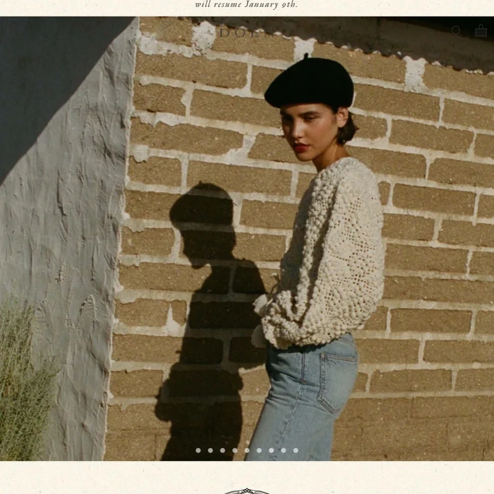 SOLD ❤️ NWOT Doen Heirloom Maddalena pullover sweater - XS-S - Picture 7 of 13